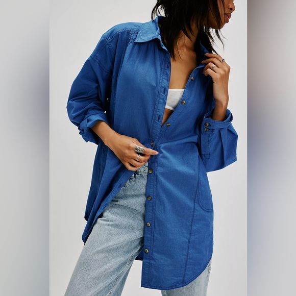 70. NWT Free People Garden State Shirt - Picture 4 of 4